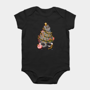 Christmas Cat or Christmas Tree? Baby Bodysuit